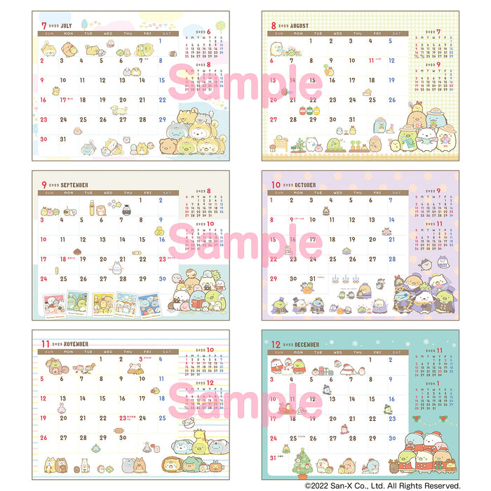 Sumikko Gurashi Desk Calendar 2023