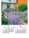 Todan 2024 Wall Calendar English Garden Tohan DX Film 75 x 50.4cm TD-535