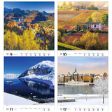 Todan 2024 Wall Calendar Beautiful World Tohan High DX Film 75.1 x 50.4cm TD-566